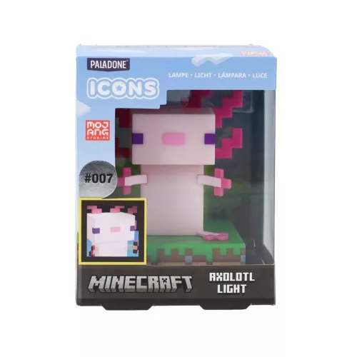Minecraft Icon Lámpa Axolotl