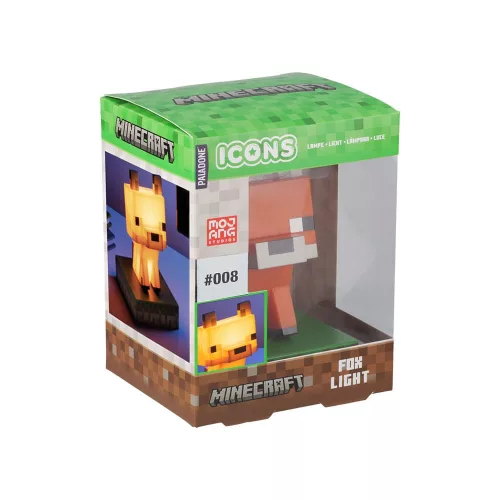 Minecraft Icons Lámpa Fox 11 cm