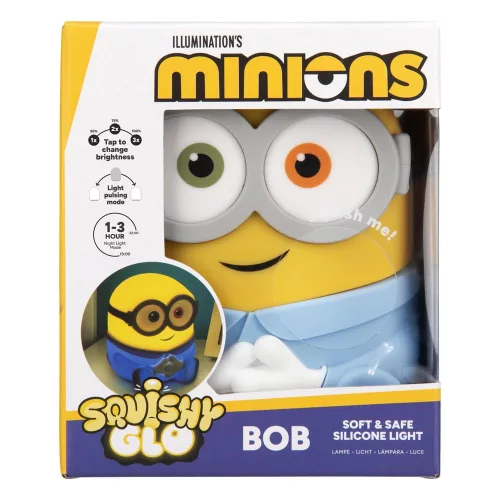 Minions Squishy Glo Silicon Lámpa Bob 15 cm