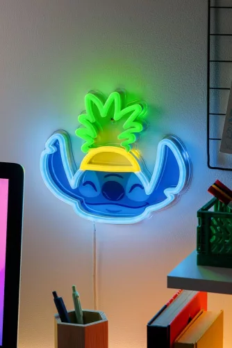 Lilo & Stitch LED Fali Lámpa Light Neon