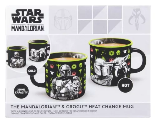 Star Wars: The Mandalorian Heat Change Mug Mandalorian and Grogu