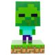 Minecraft 3D Icon Lámpa Zombie