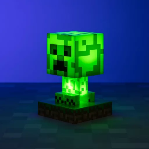 Minecraft Icons Lámpa Creeper 11 cm