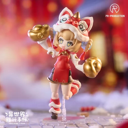 Isekai Ryoko no Techo Plastic Model Kit SP01 New Warrior Lennie Brown New Year Ver. 14 cm