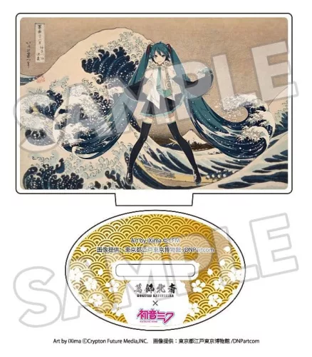 Katsushika Hokusai x Hatsune Miku Acrylic Figure 5 cm Blind Box Assortment (8)