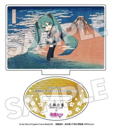 Katsushika Hokusai x Hatsune Miku Acrylic Figure 5 cm Blind Box Assortment (8)