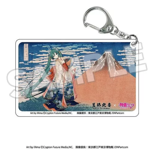 Katsushika Hokusai x Hatsune Miku Acrylic Keychains Blind Box Assortment (8)