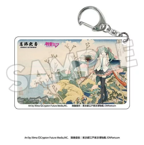 Katsushika Hokusai x Hatsune Miku Acrylic Keychains Blind Box Assortment (8)