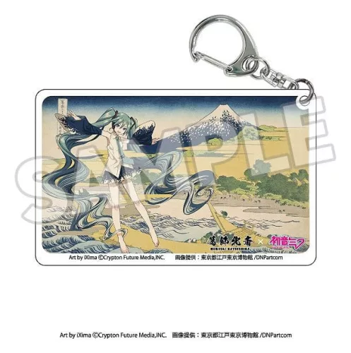 Katsushika Hokusai x Hatsune Miku Acrylic Keychains Blind Box Assortment (8)