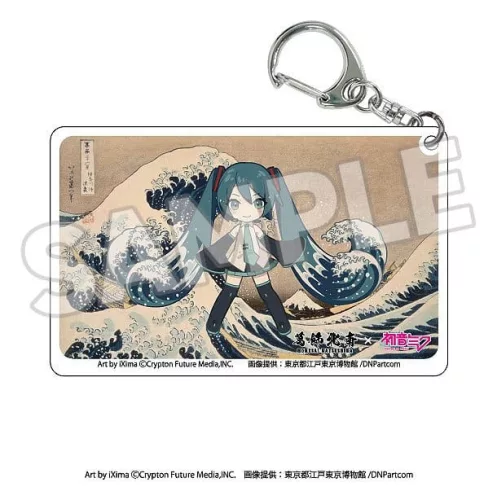 Katsushika Hokusai x Hatsune Miku Acrylic Keychains Blind Box Assortment (8)