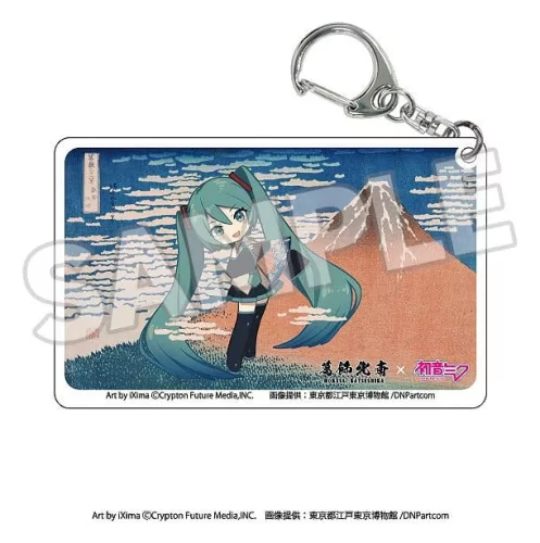 Katsushika Hokusai x Hatsune Miku Acrylic Keychains Blind Box Assortment (8)