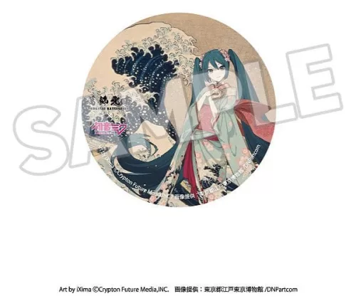 Katsushika Hokusai x Hatsune Miku Pins 6 cm Blind Box Assortment (8)