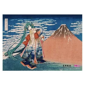   Katsushika Hokusai x Hatsune Miku Acrylic Panel Thirty-six Views of Mount Fuji Fine Wind, Clear Morning 30 cm