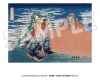 Katsushika Hokusai x Hatsune Miku Acrylic Panel Thirty-six Views of Mount Fuji Fine Wind, Clear Morning 30 cm