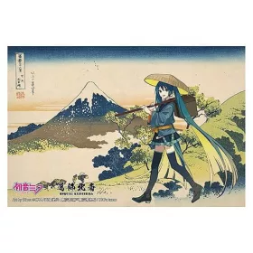   Hatsune Miku x Katsushika Hokusai iXima Postcard Inume Pass in Kai Province (10)