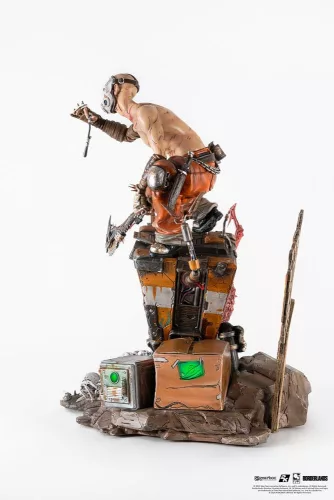 Borderlands 3 Statue 1/6 Psycho & Claptrap Diorama 40 cm