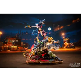   League of Legends Statue 1/10 2XKO Jinx & Warwick Diorama 37 cm