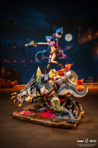 League of Legends Statue 1/10 2XKO Jinx & Warwick Diorama 37 cm
