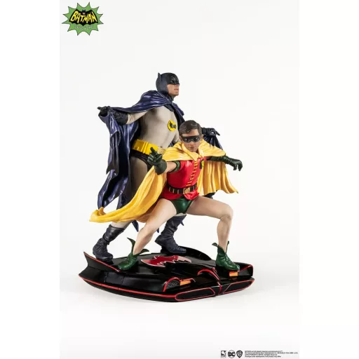 DC Comics PVC Diorama Statue 1/8 Batman & Robin 1966 23 cm