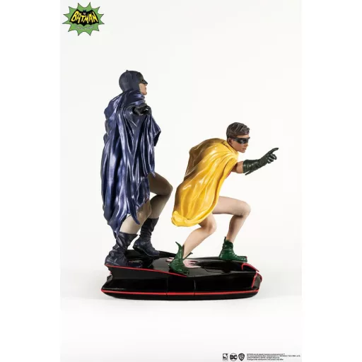 DC Comics PVC Diorama Statue 1/8 Batman & Robin 1966 23 cm