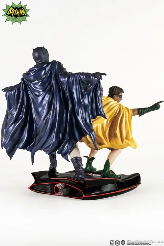 DC Comics PVC Diorama Statue 1/8 Batman & Robin 1966 23 cm