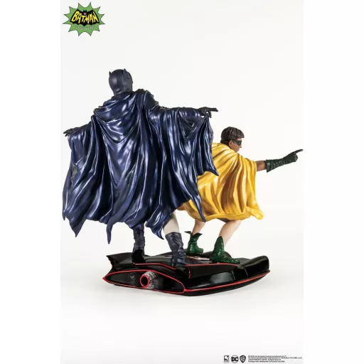 DC Comics PVC Diorama Statue 1/8 Batman & Robin 1966 23 cm