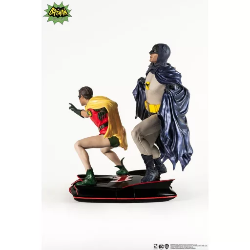 DC Comics PVC Diorama Statue 1/8 Batman & Robin 1966 23 cm