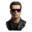 Terminator Replik 1/1 T-800 Model 101 Art Mask Painted Standard Version 46 cm