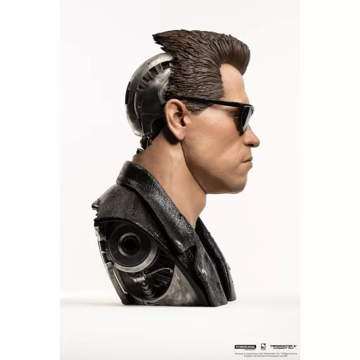Terminator Replik 1/1 T-800 Model 101 Art Mask Painted Standard Version 46 cm
