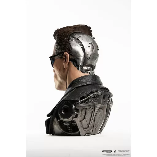 Terminator 2 Replik 1/1 T-800 Model 101 Battle Damaged Art Mask 47 cm
