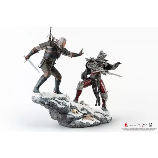 The Witcher 3: Wild Hunt Szobor 1/6 Diorama Geralt vs Eredin 50 cm