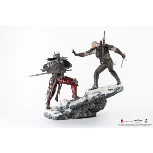 The Witcher 3: Wild Hunt Szobor 1/6 Diorama Geralt vs Eredin 50 cm