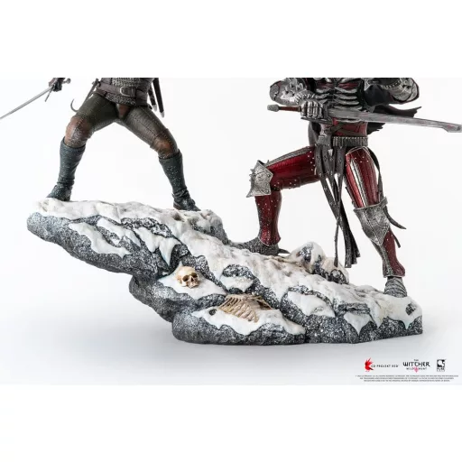 The Witcher 3: Wild Hunt Szobor 1/6 Diorama Geralt vs Eredin 50 cm