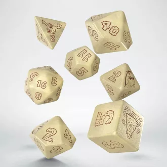 Capybara Dice Set of 7 Sleepie