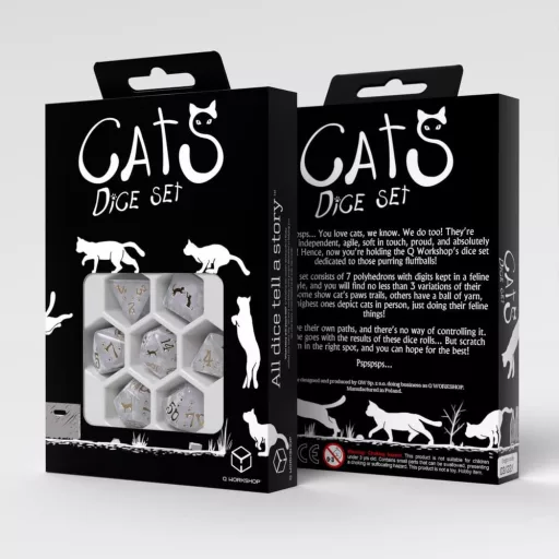 CATS Dice Set of 7 Purrl