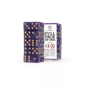 Q Workshop Dice Set Full Pack D6 Shimmering Purple (20)