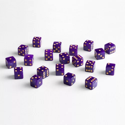 Q Workshop Dice Set Full Pack D6 Shimmering Purple (20)