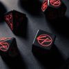 Cyberpunk Edition Dice Set Blood over Chrome (7)