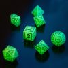 Digital Glowing Dice Set Challenge the darkness (7)