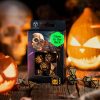 Halloween Dice Set Pumpkin Jack O'Lantern (7)