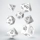 Bright Llama Dice Set White & Black (7)