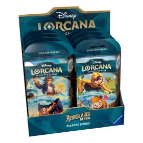  Disney Lorcana TCG Azurblaues Meer Starter Decks Display (8) *German Edition*