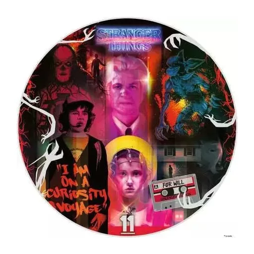 Stranger Things Round Jigsaw Puzzle Friends Don't Lie (500 pieces)