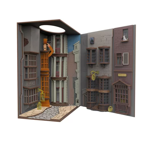 Harry Potter Tiny Adventures Book Nook Mini Dioráma Diagon Alley 23 cm