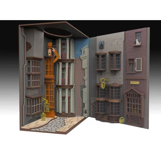 Harry Potter Tiny Adventures Book Nook Mini Dioráma Diagon Alley 23 cm