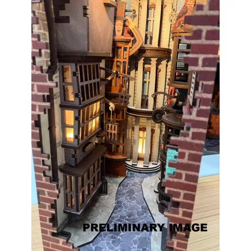Harry Potter Tiny Adventures Book Nook Mini Dioráma Diagon Alley 23 cm