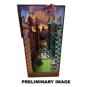   Harry Potter Tiny Adventures Book Nook Mini Dioráma Quidditch Pitch 23 cm