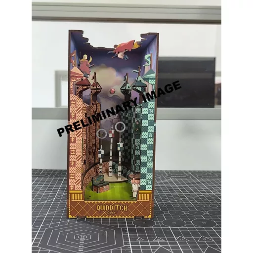 Harry Potter Tiny Adventures Book Nook Mini Dioráma Quidditch Pitch 23 cm