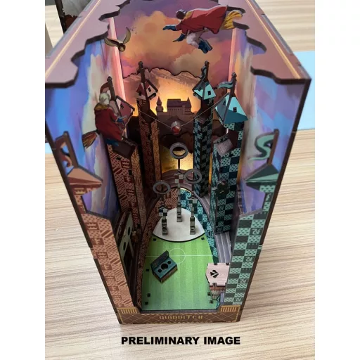 Harry Potter Tiny Adventures Book Nook Mini Dioráma Quidditch Pitch 23 cm