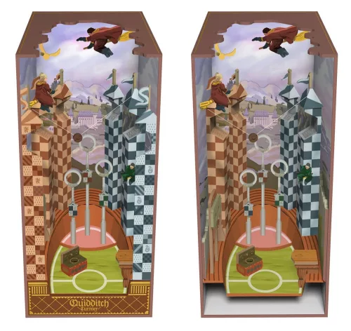 Harry Potter Tiny Adventures Book Nook Mini Dioráma Quidditch Pitch 23 cm